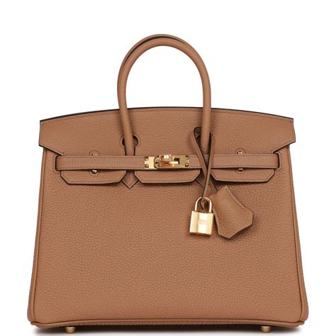 HERMES Togo Birkin 25 Chai 1515756 